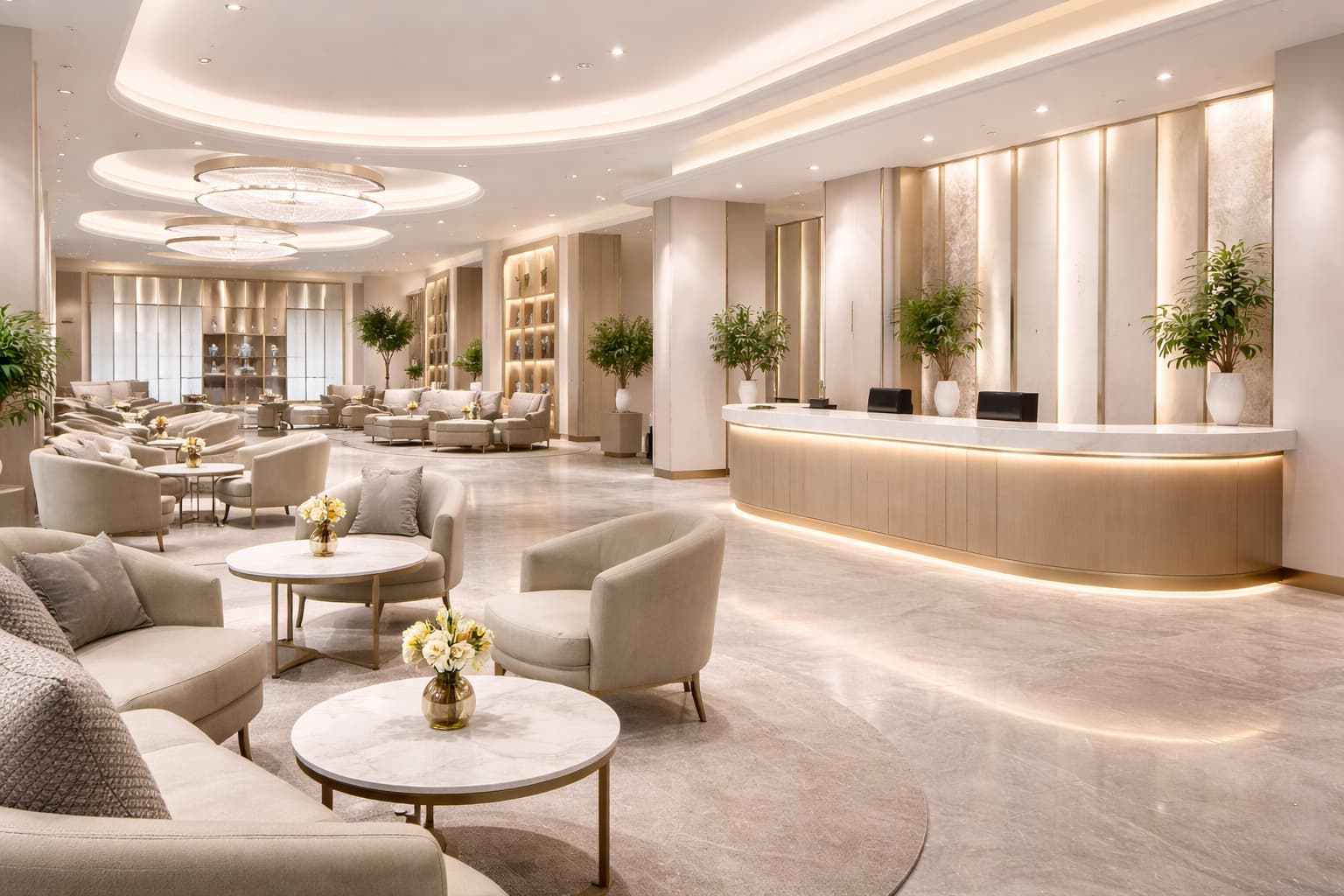 Premium entertainment venue interior